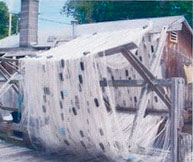 nets on roller for repair