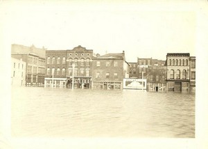 Flooded streets